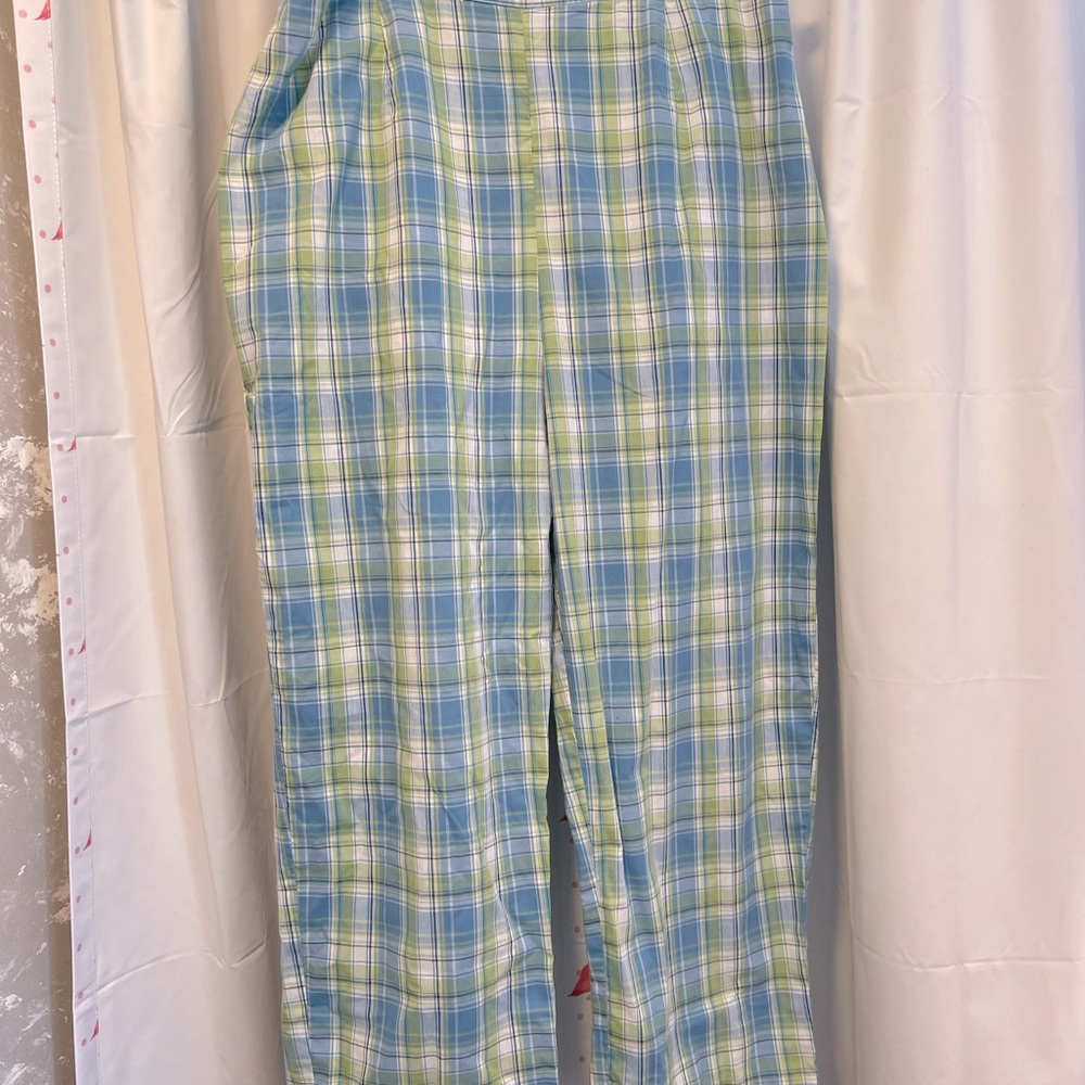Plaid capri pants size 16